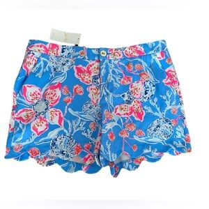 NWT Lilly Pulitzer Buttercup Mid Rise Knit Short Bahamian Rhapsody
Size 14